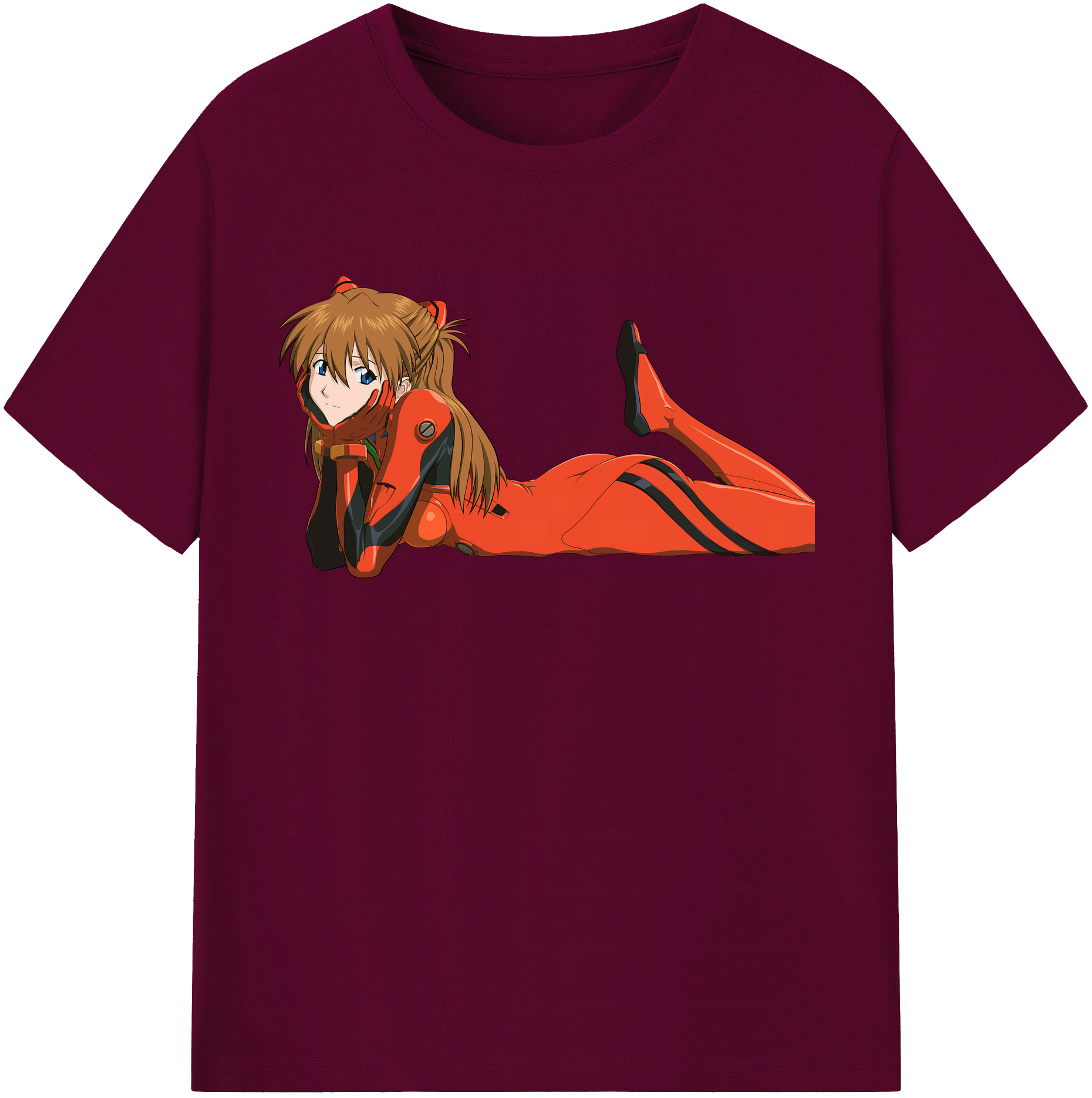 （画像用） EVA 新世紀エヴァンゲリオン レディースカジュアルプリントTシャツ（綿100％）